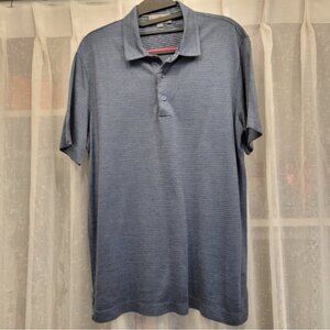 Canali Blue Silk Polo Size 52 Medium